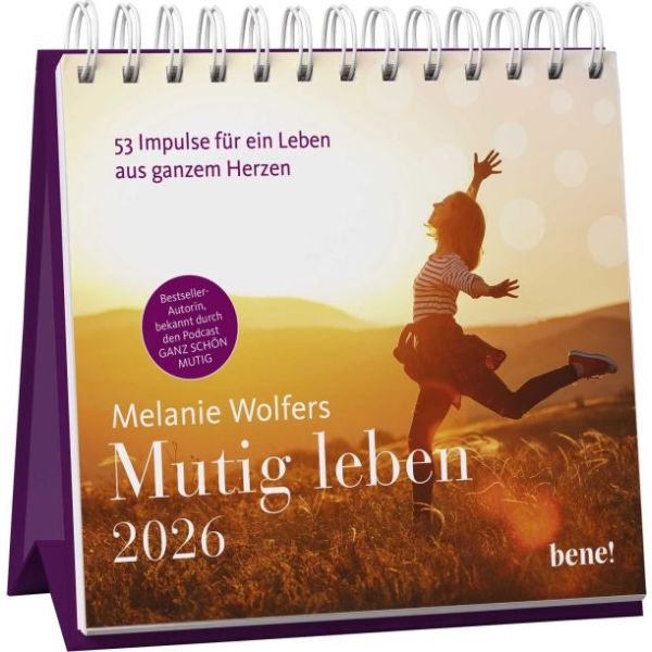 Aufstellkalender 2026 - Mutig leben
