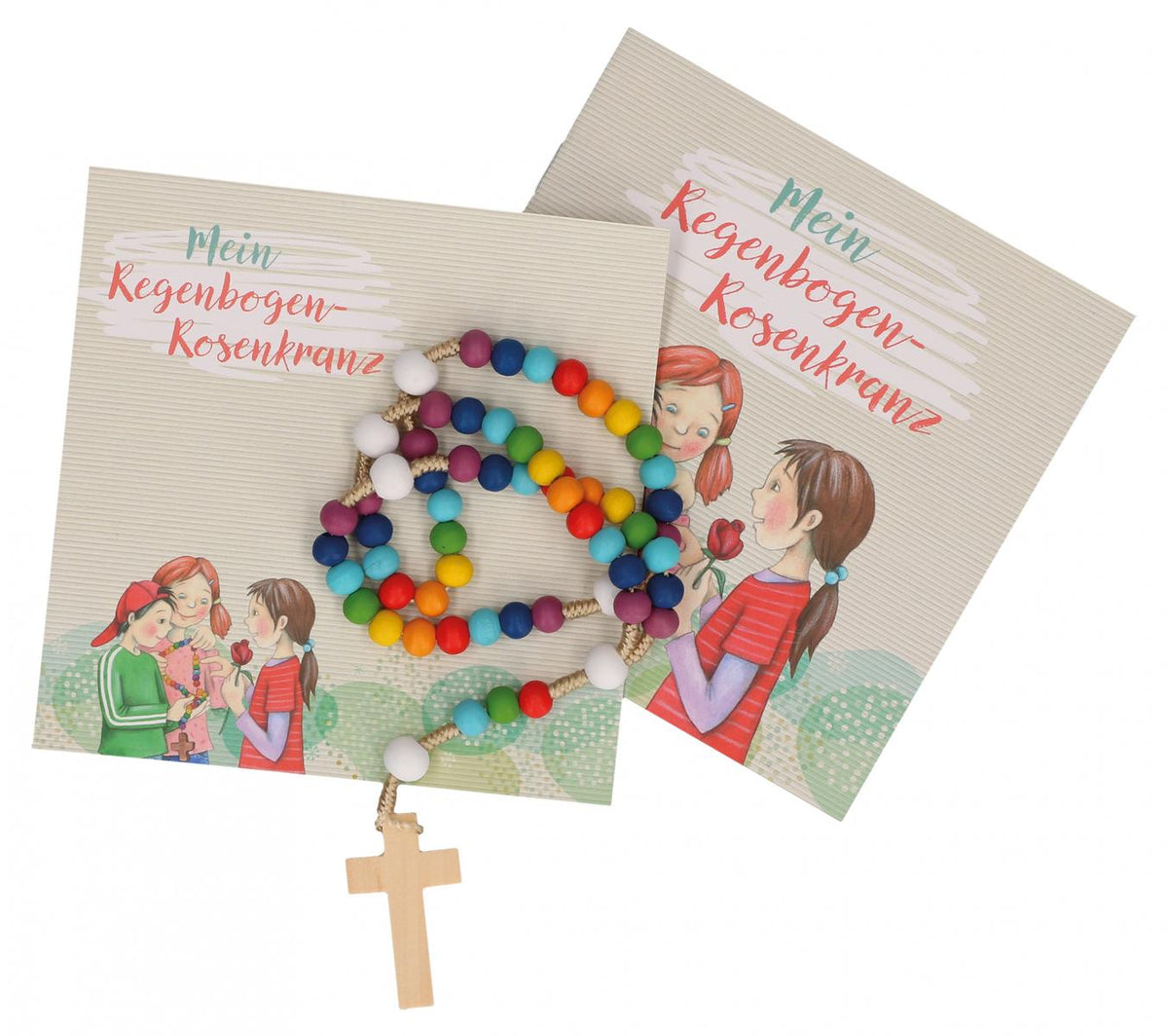 Geschenkset - Mein Regenbogen Rosenkranz