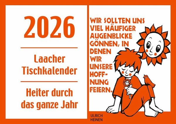 Laacher Tischkalender 2026 - Heiter durch das ganze Jahr