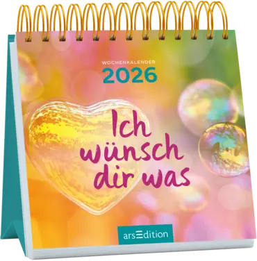 Mini-Wochenkalender 2026 - Ich wünsch dir was