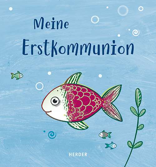Meine Erstkommunion Erinnerungsalbum Fisch (Kartonierte Ausgabe) - Angela Glökler (Illustratorin)