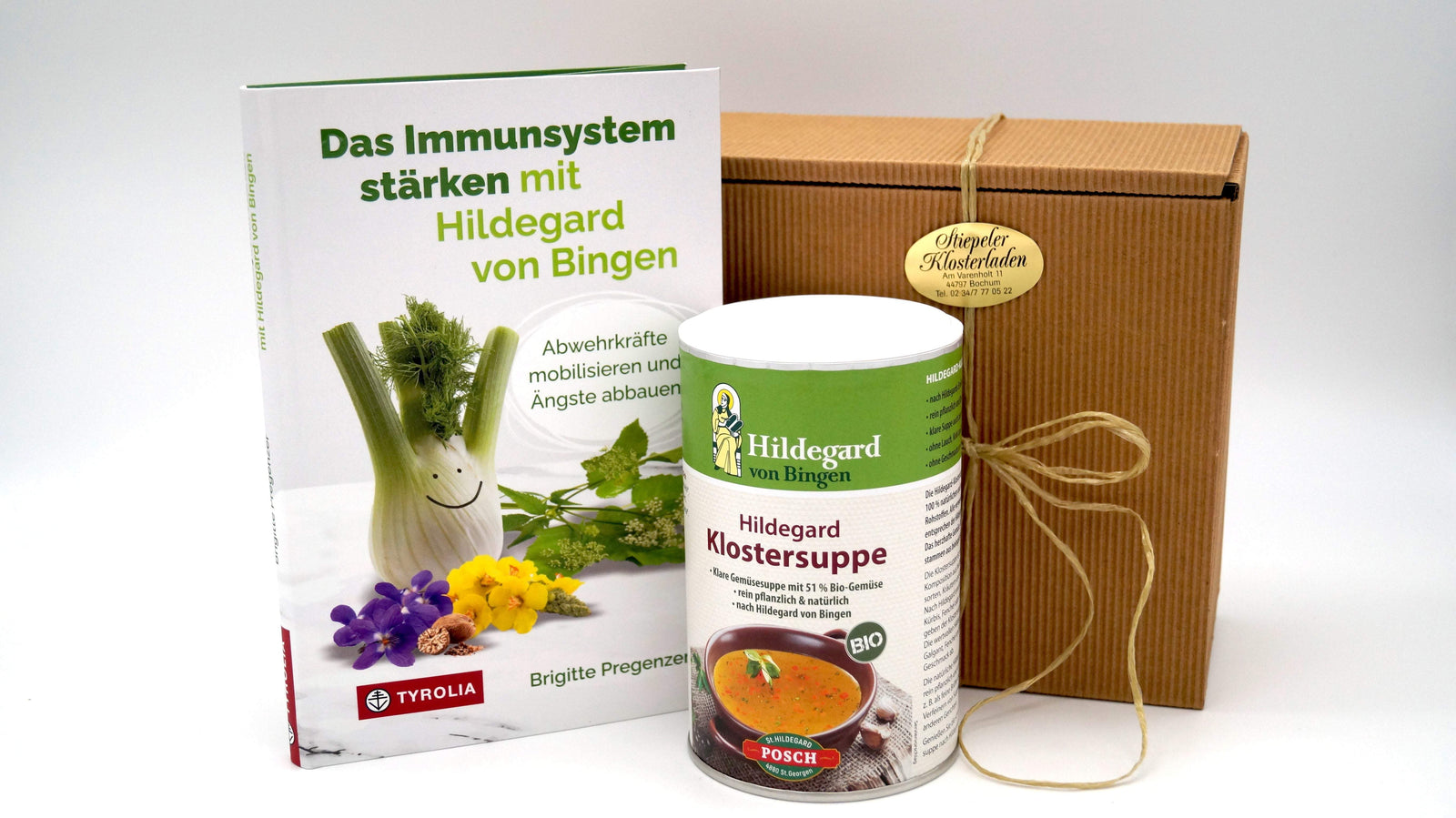 Geschenkset Hildegard-Klosterladenstiepel-