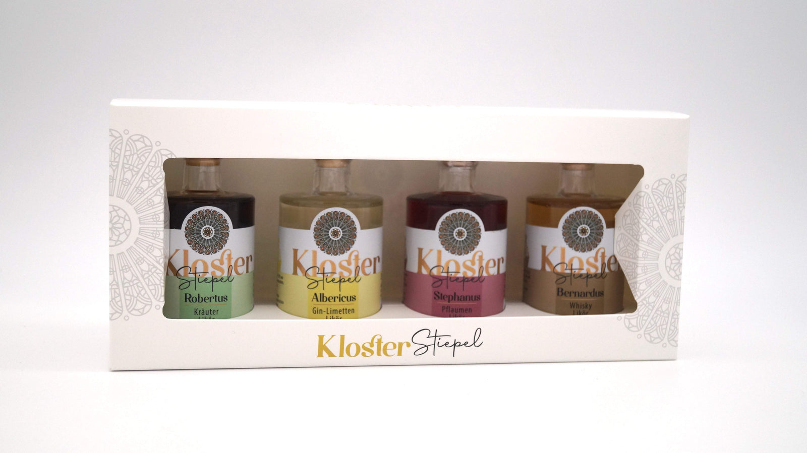 Gründungsväter Liköre Geschenkbox-Klosterladenstiepel-Likör