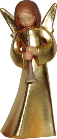 Marias Engel mit Trompete-Leo Moroder-Devotionalien,Engel,Figuren