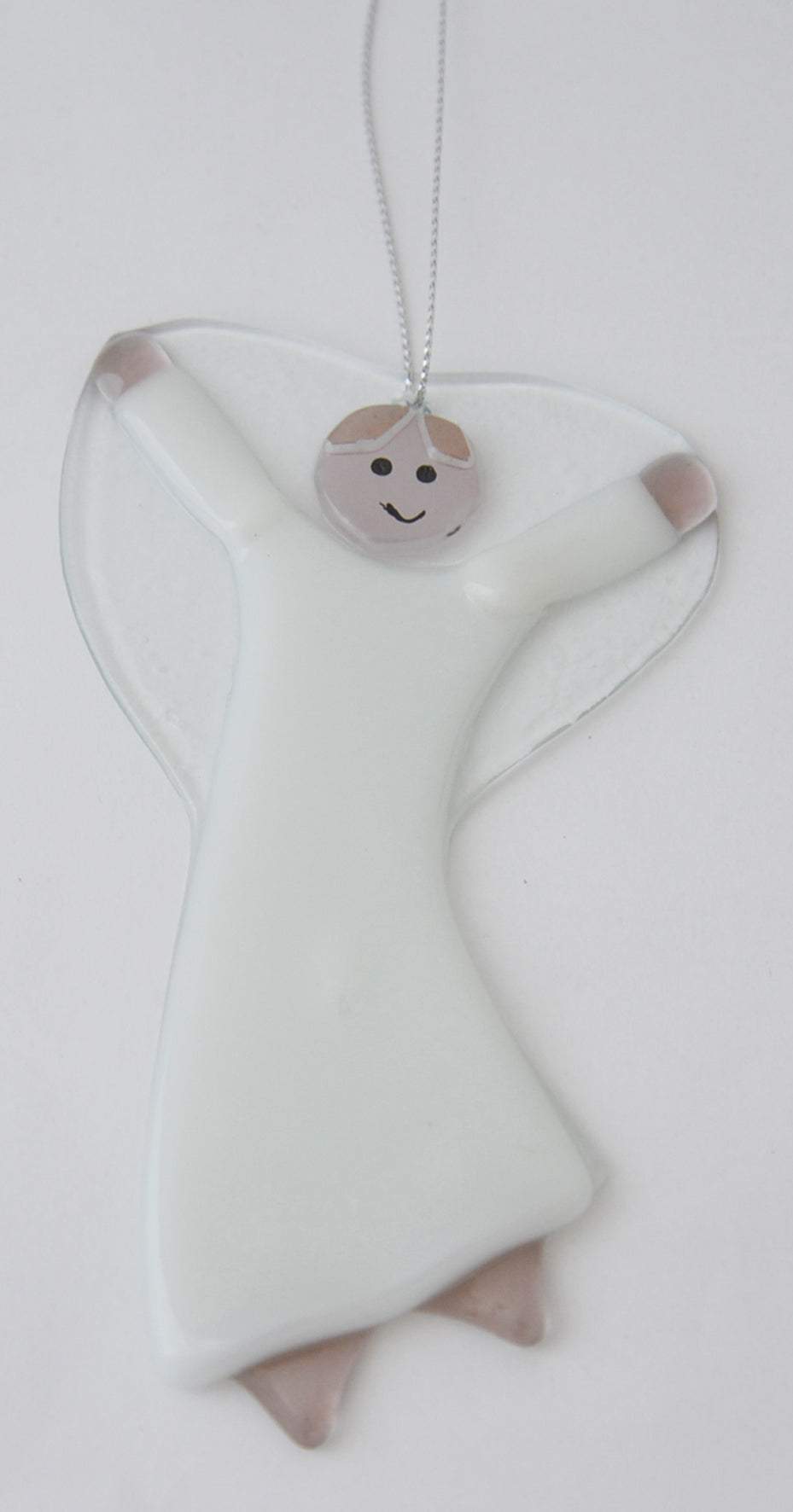 Glasengel weiß-Nikolai-Devotionalien,Engel,Geschenkideen