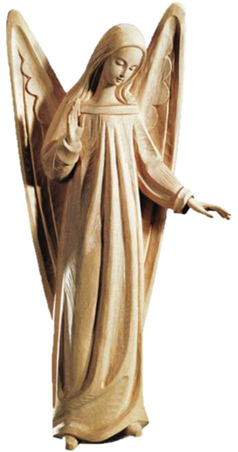 Schutzengel Relief zum Hängen-Leo Moroder-Devotionalien,Engel,Figuren