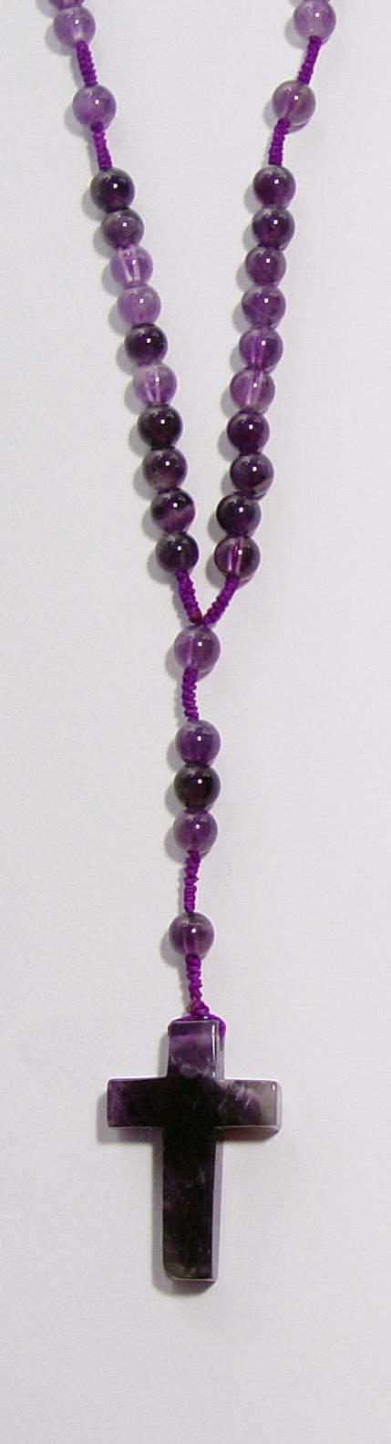 Edelstein Rosenkranz Amethyst-Nikolai-Devotionalien,Rosenkränze