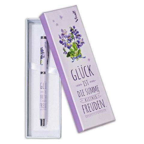 Füllfederhalter - Glück ist die Summe aller Freuden-Benno-Geschenkideen,Muttertag