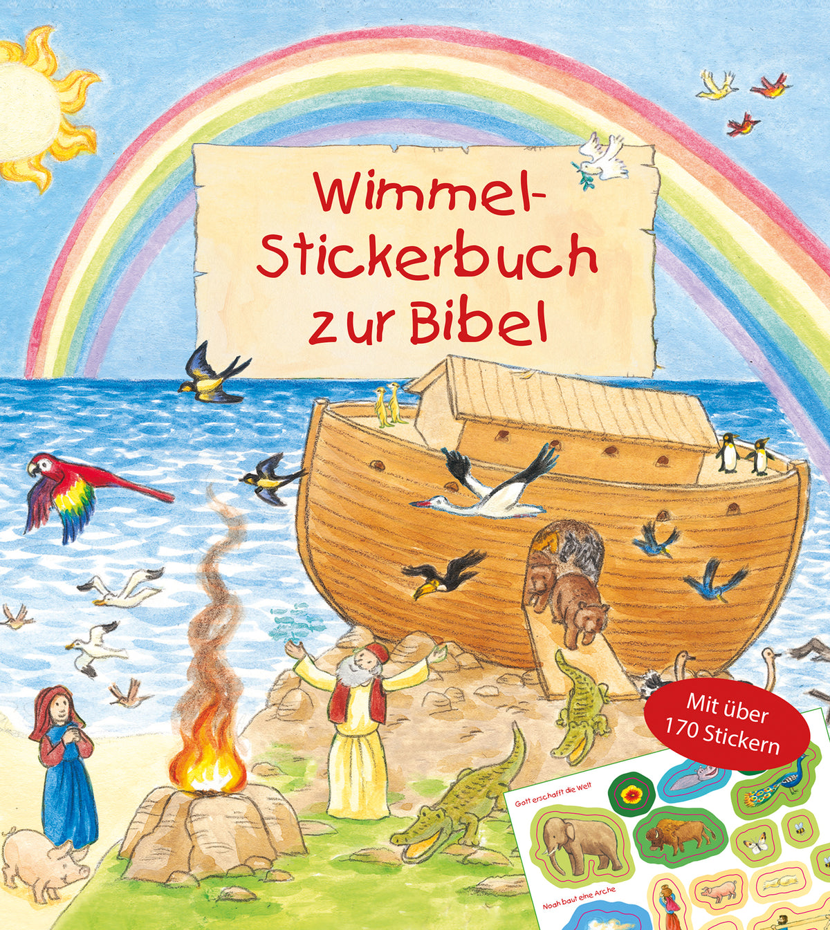 Wimmel - Stickerbuch zur Bibel