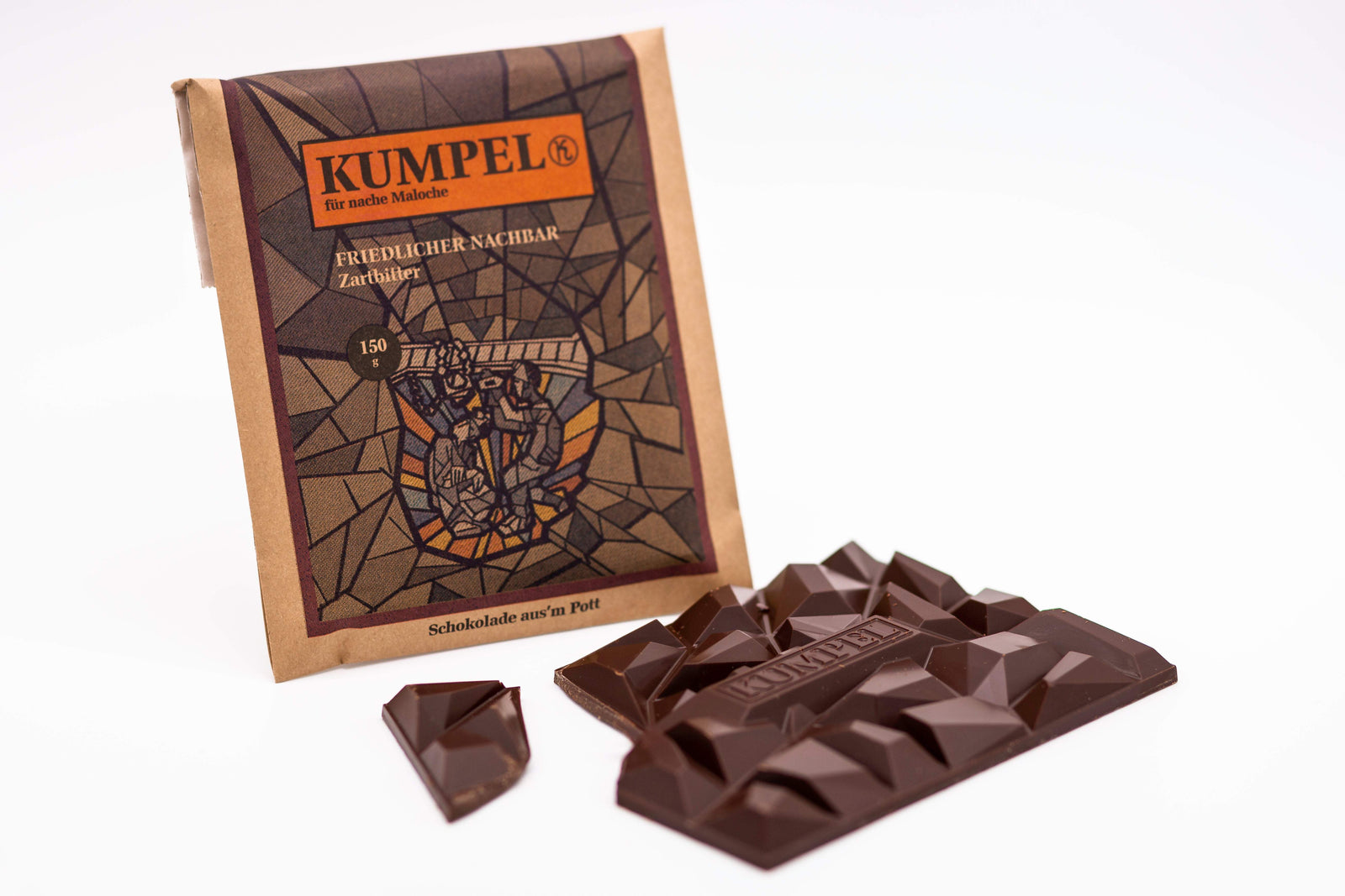 Schokolade aus'm Pott - in vier Geschmacksrichtungen-Confiserie Ruth/Bochum-Schokolade