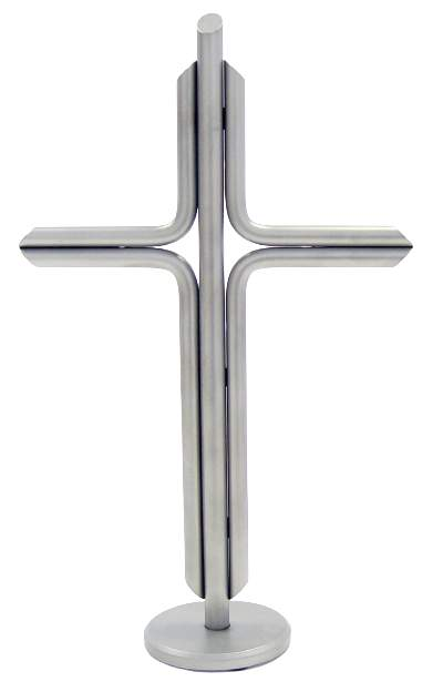 Edelstahl - Stehkreuz-Nikolai-Devotionalien,Kreuze