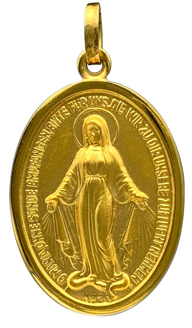 Wundertätige Medaille - Doublé-Schmuck Albrecht-Geschenkideen,Schmuck
